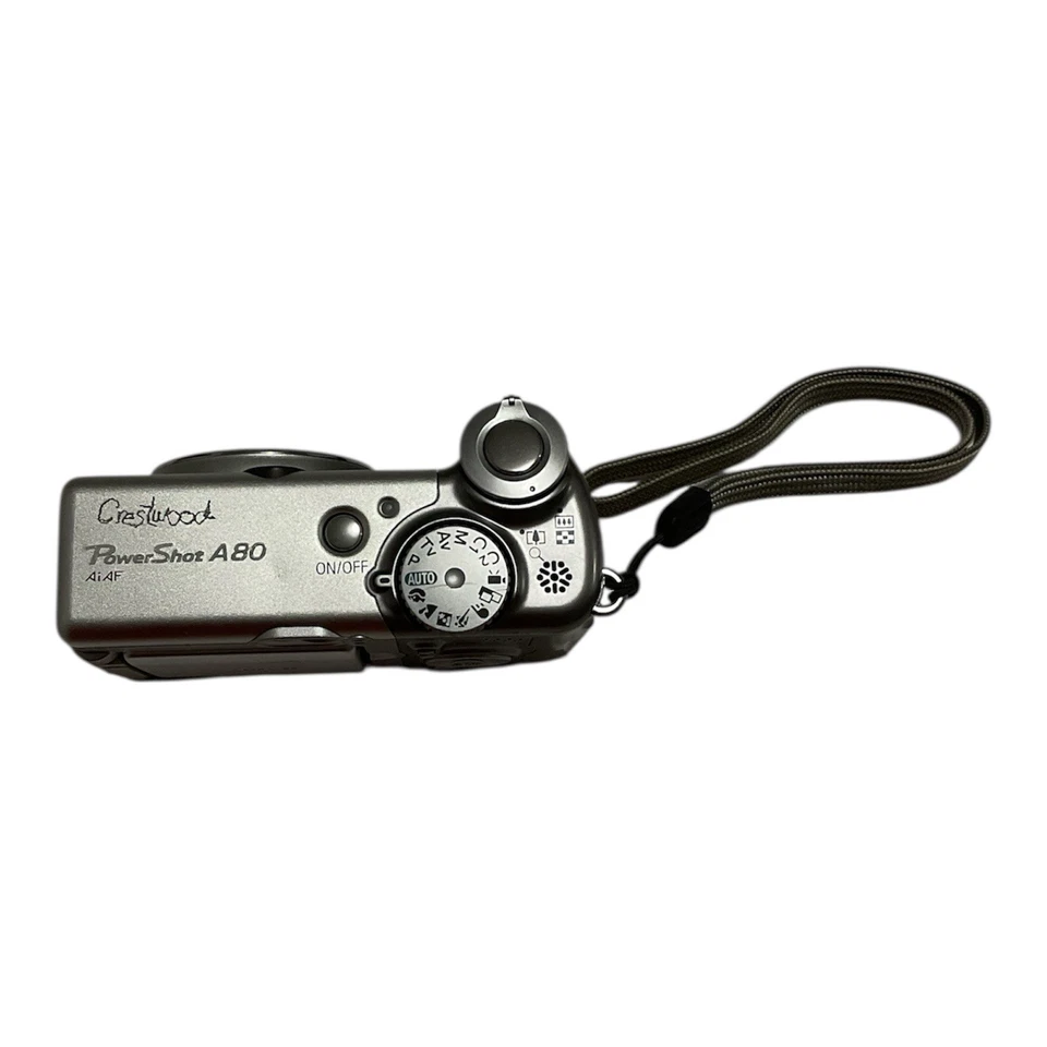 Canon PowerShot A80 4.0MP Digital Camera - Silver - Image 4 of 4