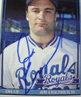 JIM EISENREICH SIGNED 1991 TOPPS KANSAS CITY ROYALS baseball card AUTOGRAPH — photo 2