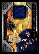 2000 PACIFIC PRIVATE STOCK TITANIUM ADAM GRAVES 113 GAME-USED GEAR RELIC RANGERS