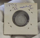1875 CC US Seated Liberty Dime G (Cleaned)