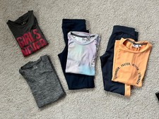 Paket Sport Tshirt Leggins 6 Teile *top* 146 152 Mädchen 
