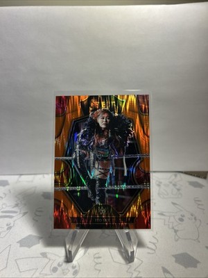 2023 Iyo Sky Panini Select WWE Premier Level Flash Orange Parallel #159