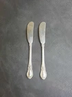 American Victorian by Lunt Sterling Silver Butter Spreader flat handle Set 2 Pc