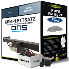 Für FORD Ranger Typ TKE Anhängerkupplung starr +eSatz 13pol uni 04.11-12.15 NEU