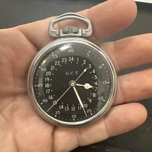 1950 Hamilton Watch Co. GCT 24H 22J 4992B AN5740 4C133830 Winds & Ticks!