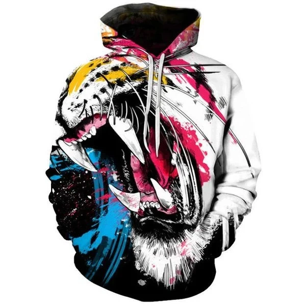 Tiger Jaws Hoodie Men&Woman S-5XL