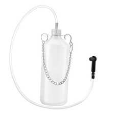 Car Brake Bleeder Bottle Kit, 1L Brake Fluid Bleeder Bottle with 23" Hose