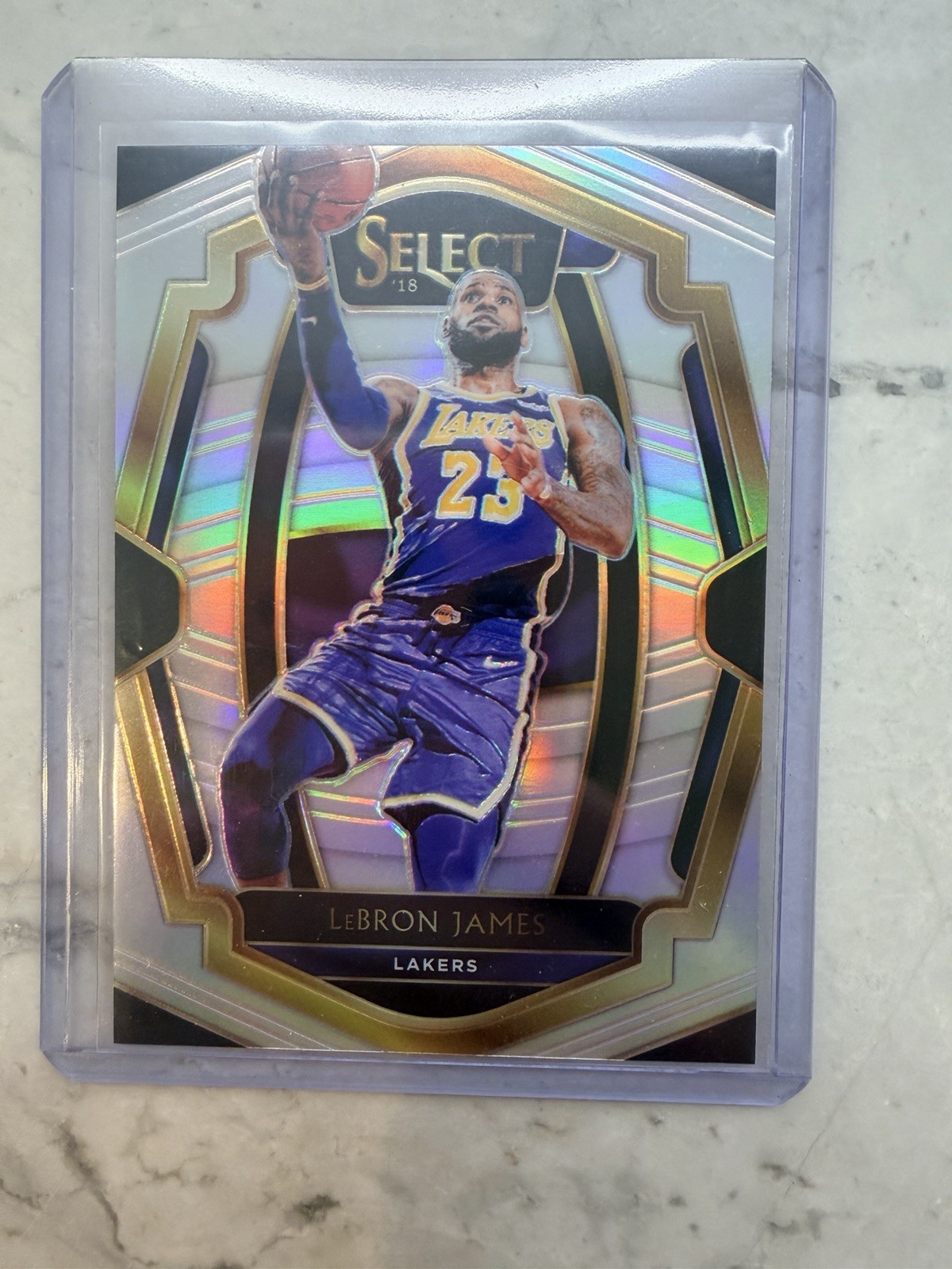 2018-19 Panini Select - Premier Level LeBron James #118 Silver Prizm