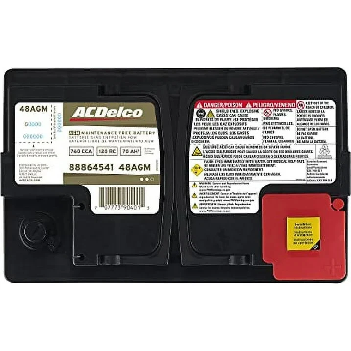 ACDelco 48AGM Vehicle Battery - Image 2 of 3
