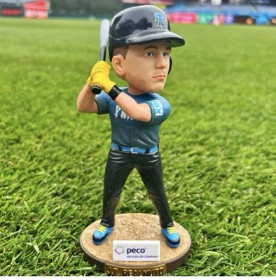 2025 Philadelphia Phillies J.T. Realmuto Bobble Figurine by PECO New In Box!