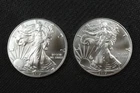 NobleSpirit (LG) Desirable American SILVER Eagle Pair 2017 Superb GEM BU