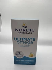 Nordic Naturals Ultimate Omega 1280mg, 120 Softgels, Lemon,  Exp 7/2028