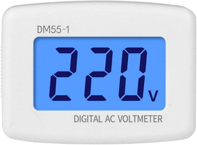 230 V AC Voltmeter AC Voltmeter Digital DM55-1-EU Digitales | Voltmeter Hohe