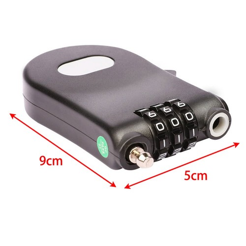 New Password Lock 2022 Retractable 1050mm (1.05 Meters) 1Pcs ABS & Steel - Bild 4 von 8