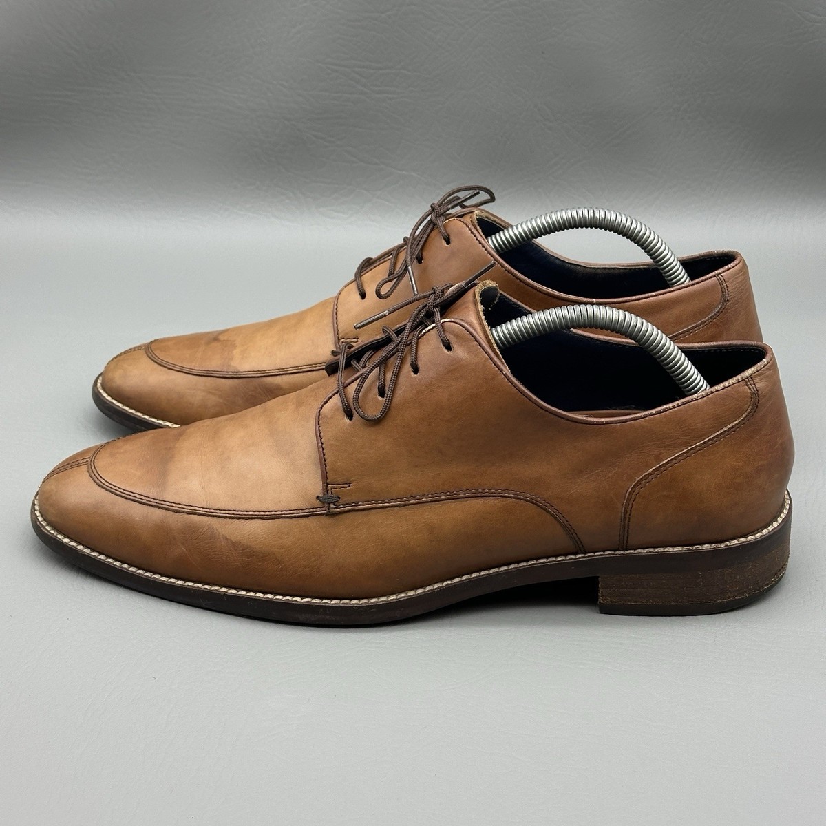 Cole Haan Dress Shoes‎ Mens 11 Grand Lenox Hill Split Oxford Tan Brown Leather COLE HAAN Lenox Hill Split-toe Oxford Dress Shoes main image 2