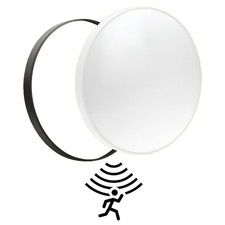 LED Wandlampe Deckenleuchte Ø32cm Außen IP54 24W 6000K kaltweiß Bewegungsmelder