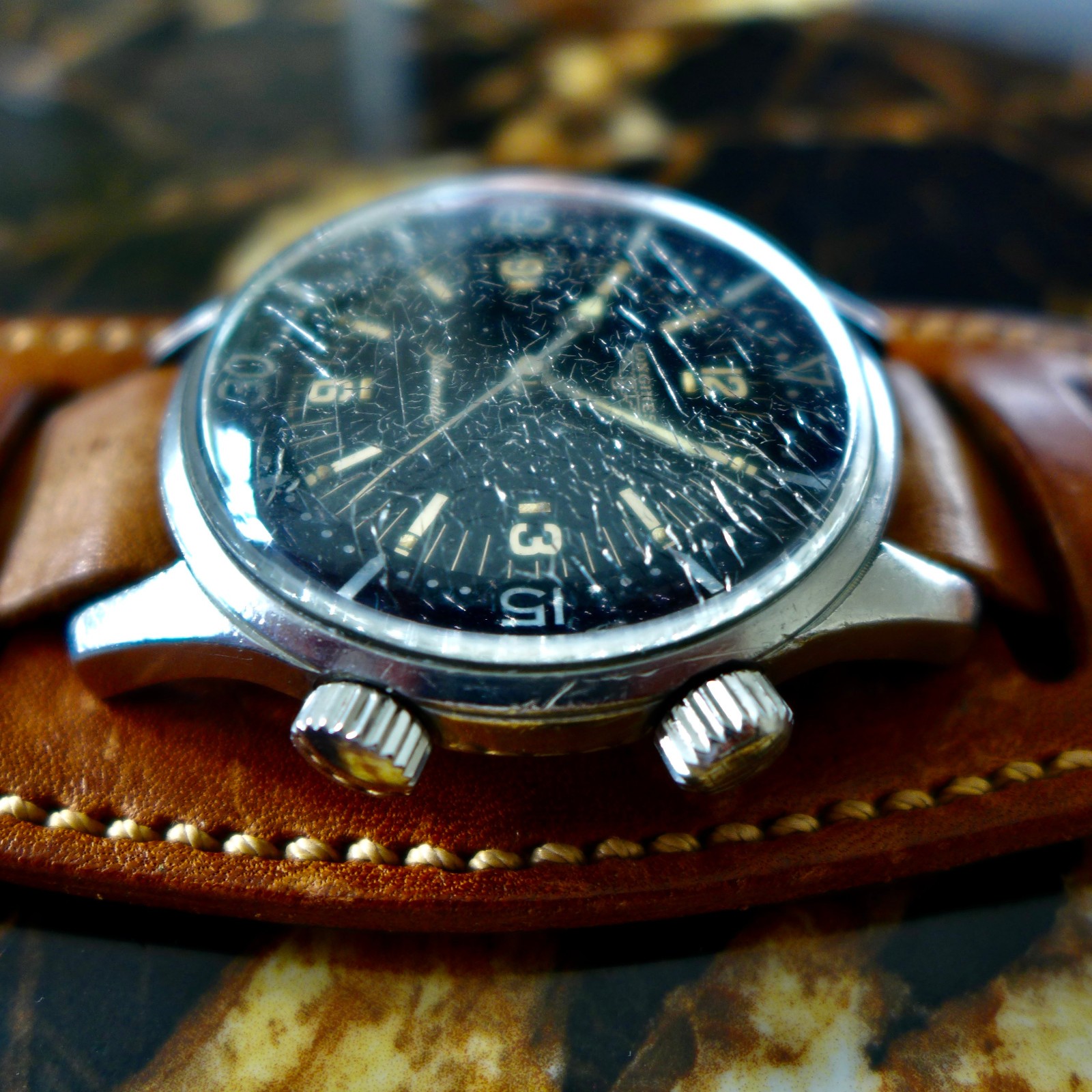 Rare Vintage 1960s Longines Ledgend Divers "Super Compresser" Watch Ref. 7494-2 image 7