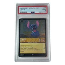 Disney Lorcana EN 1 The First Chapter FOIL Stitch - New Dog 22 PSA 9