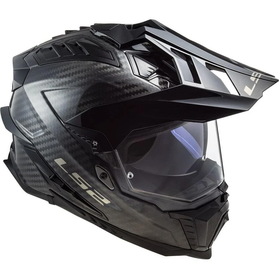 LS2 Explorer Carbon Helmet - Matte Carbon, Small 701-2012 - Image 4 of 4