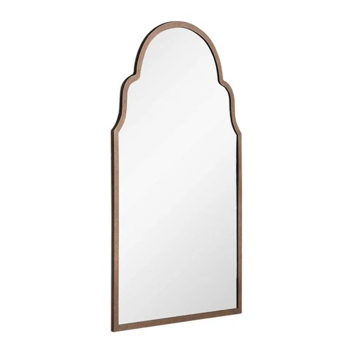 Uttermost 12668 P Brown Brayden Arched Mirror With Metal Frame - Picture 4 of 5