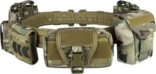Battle Belt Tactical Belt with Accessories: Duty Belts Law Enforcement Combat