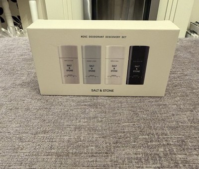Salt & Stone Deodorant Set Viererpack Neu im Karton