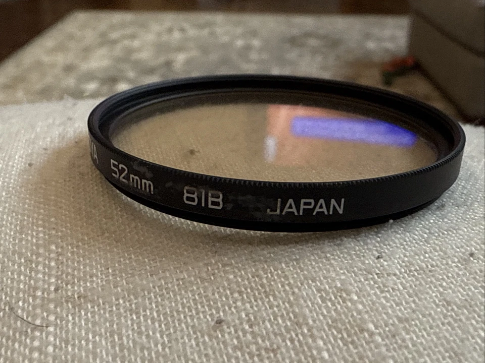 HOYA 52mm 81B filter, Light balancing - Image 2 of 4