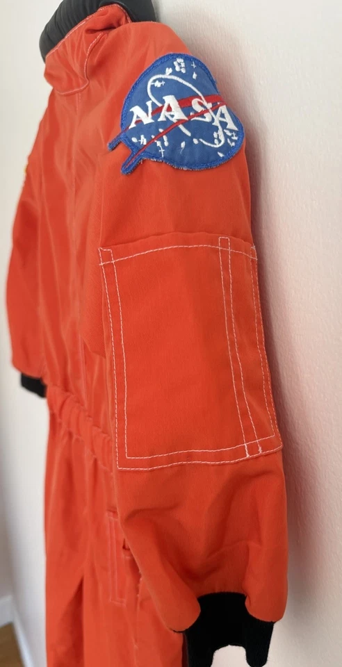 DISFRAZ HALLOWEEN - NASA Astronauta Naranja Niños Talla 4-6 Años Foto 3 de 4