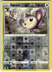 Aipom 144/196 Lost Origin Reverse Holo