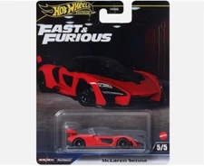 Hot Wheels Premium 2024 Fast & Furious McLaren Senna 1:64 Diecast Car JBL92