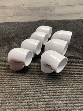 Lot of 7 Lasco SCH 40 D2466 1-1/4" PVC 90  Elbow Slip x Slip