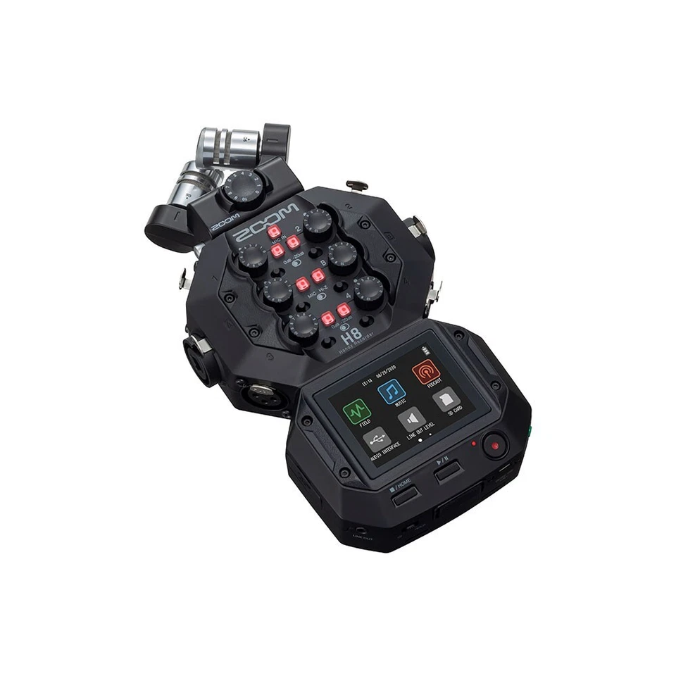 Zoom H8 Handy Recorder Touchscreen Podcast Music Field Recording Audio Compact - Image 3 of 4