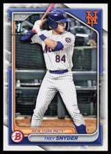 2024 Bowman Draft Trey Snyder #BD-138 BASEBALL New York Mets 1ST