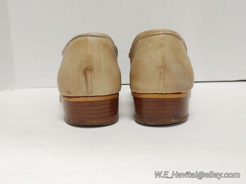 Vintage Kinney® Shoes Loafers in Saddle Leather Men's Size 10.5 - Picture 4 of 16