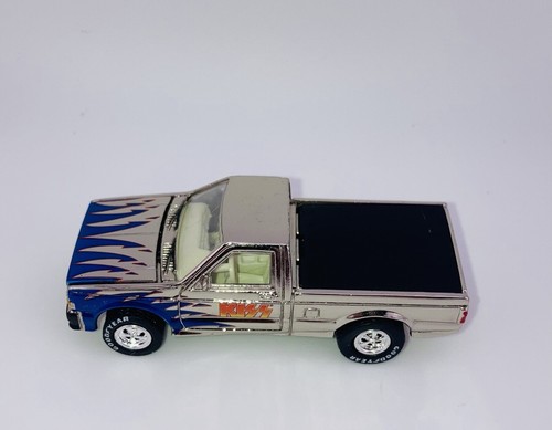 Vintage Johnny Lightning Kiss Series GMC Syclone Pickup Truck Chrome Diecast NMT