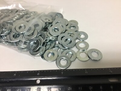 Qty (200) 5/16  SAE Flat Washers, .344  Nominal ID, .687  OD, .051  ..080'' Thick