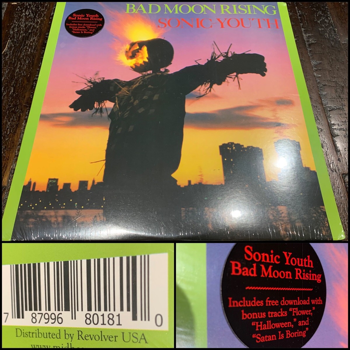 SONIC YOUTH Bad Moon Rising LP SEALED-Ciccone Youth Konk