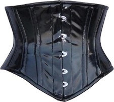 PVC disco Shiny Half Bust tight-fitting Steel Boned corset