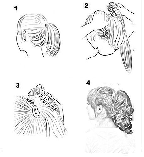 15-034-26-034-traight-Human-Hair-Extension-100-Human-Hair-Claw-Jaw-Clip-On-Ponytail