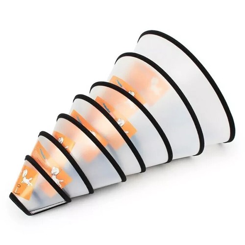 Pet Dog Cat Anti-lick Elizabethan Protective Collar Cone Wound Healing Recovery - Picture 4 of 12