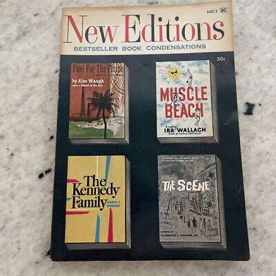 Vintage New Editions Bestseller Book Condensations Paperback Magazine Volume 1