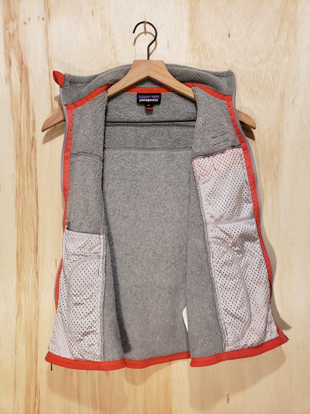 Rare! PATAGONIA Women's (XS) POLARTEC THERMAL PRO  Fleece Gray Full Zip Vest image 4