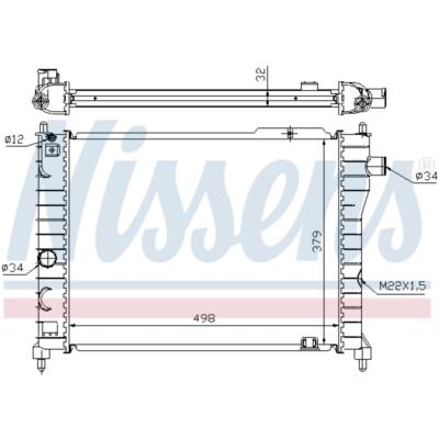 Kühler Wasserkühler Motorkühler für Opel Ascona C 81 86 87 88 2.0i J82 84 89 