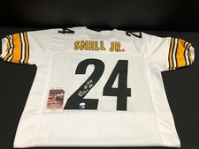 BENNY SNELL JR. PITTSBURGH STEELERS SIGNED CUSTOM JERSEY JSA WITNESS COA + HOLO