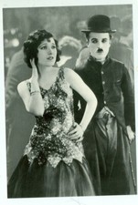 CELEBRITY-CHARLIE CHAPLIN-#232-186-WITH OLGA-MODERN POSTCARD-4