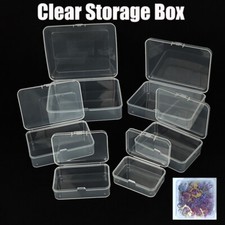 Clear Storage Box Cover Organizer Portable Watch Repair Tool Parts Storage Case