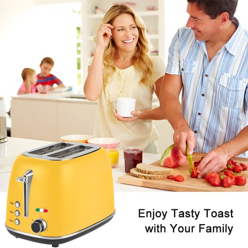 Vintage-Style Electric 2-Slice Toaster – Stainless Steel & Retro Design - Picture 13 of 108