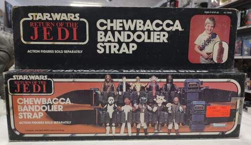 SEALED 1983 VINTAGE CHEWBACCA BANDOLIER STRAP BOX STAR WARS Kenner vtg figure - 第 1/7 張圖片