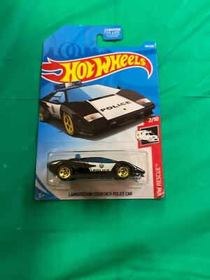2019 Hotwheels Lamborghini Countach Police Car | eBay