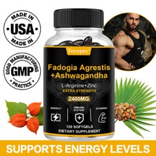 Fadogia Agrestis with Ashwagandha 500mg Maximum Strength 30/60/120 Capsules